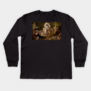 The Reconciliation of Oberon and Titania - Joseph Noel Paton Kids Long Sleeve T-Shirt